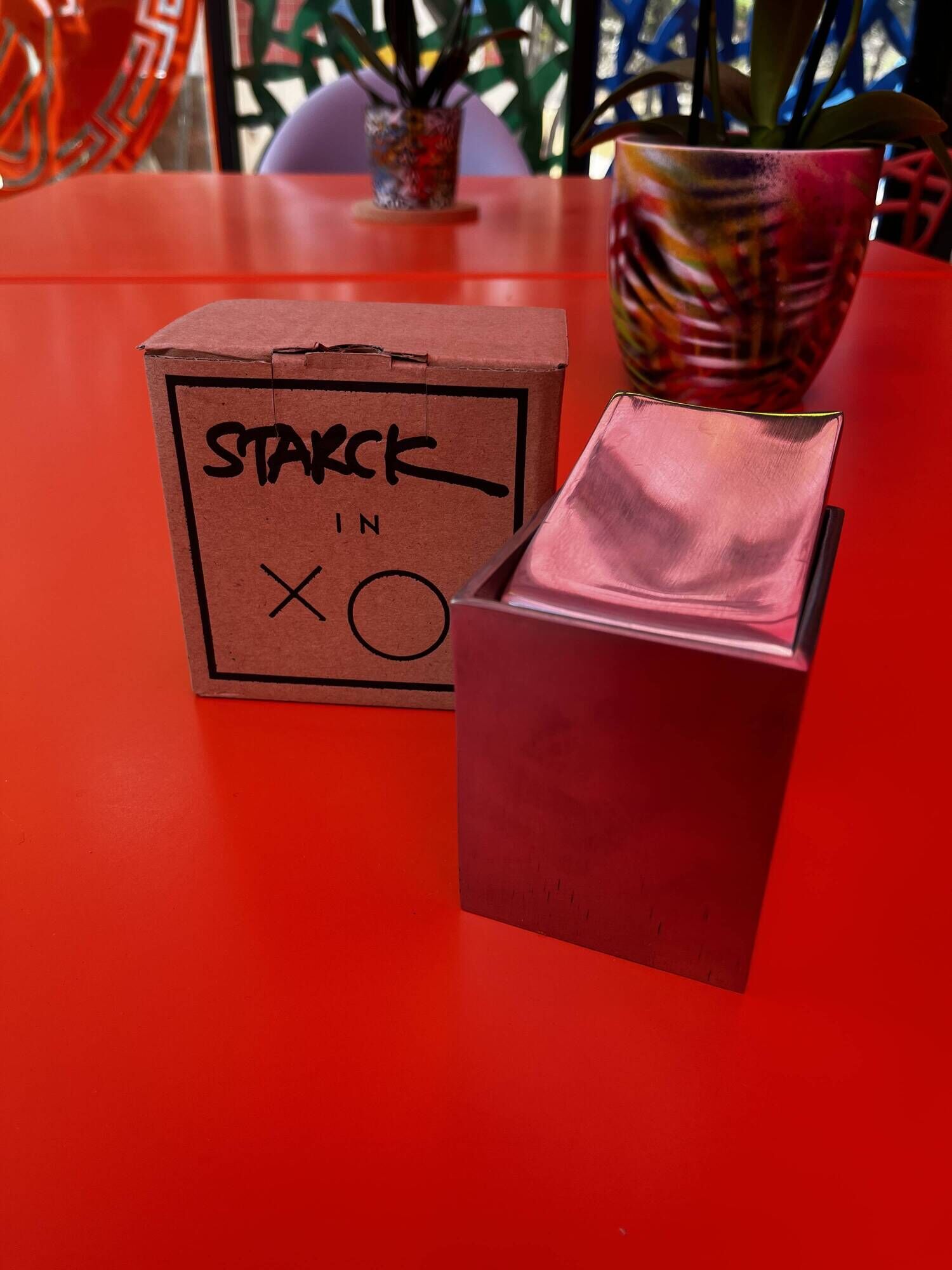 Ray Hollis ashtray by Philippe Starck for the Royalton Hotel in New York (New in packaging)