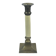 Bougeoir ancien en laiton dore 20 cm
