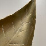 Empty pocket sheet shape brass -vintage year 60