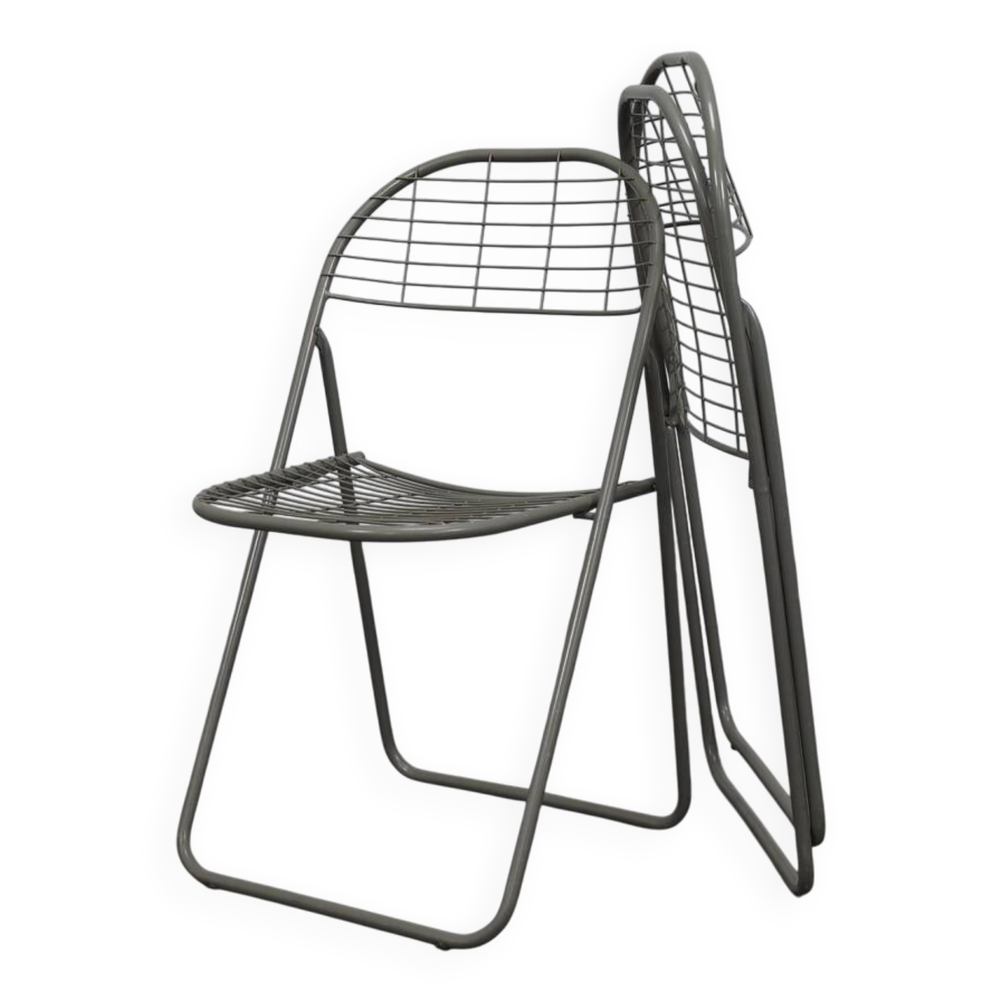 Pair of ÅLAND Folding Chairs by Niels Gammelgaard for Ikea, 1980s