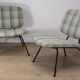 Paire de chauffeuses vintage de Pierre Paulin modèle CM190