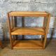Vintage pine library shelves