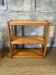 Vintage pine library shelves