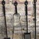 Servant / wrought iron log holder
