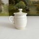Antique ironstone mustard pot KG Lunéville