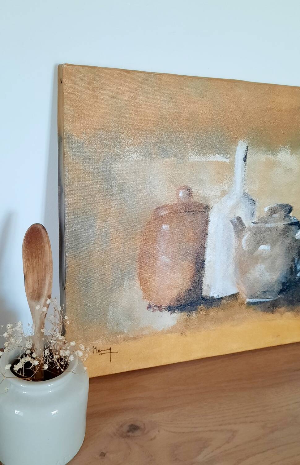 Oil painting painting