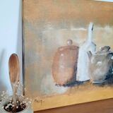 Oil painting painting