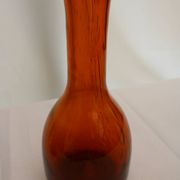 Carafe ambre bullée