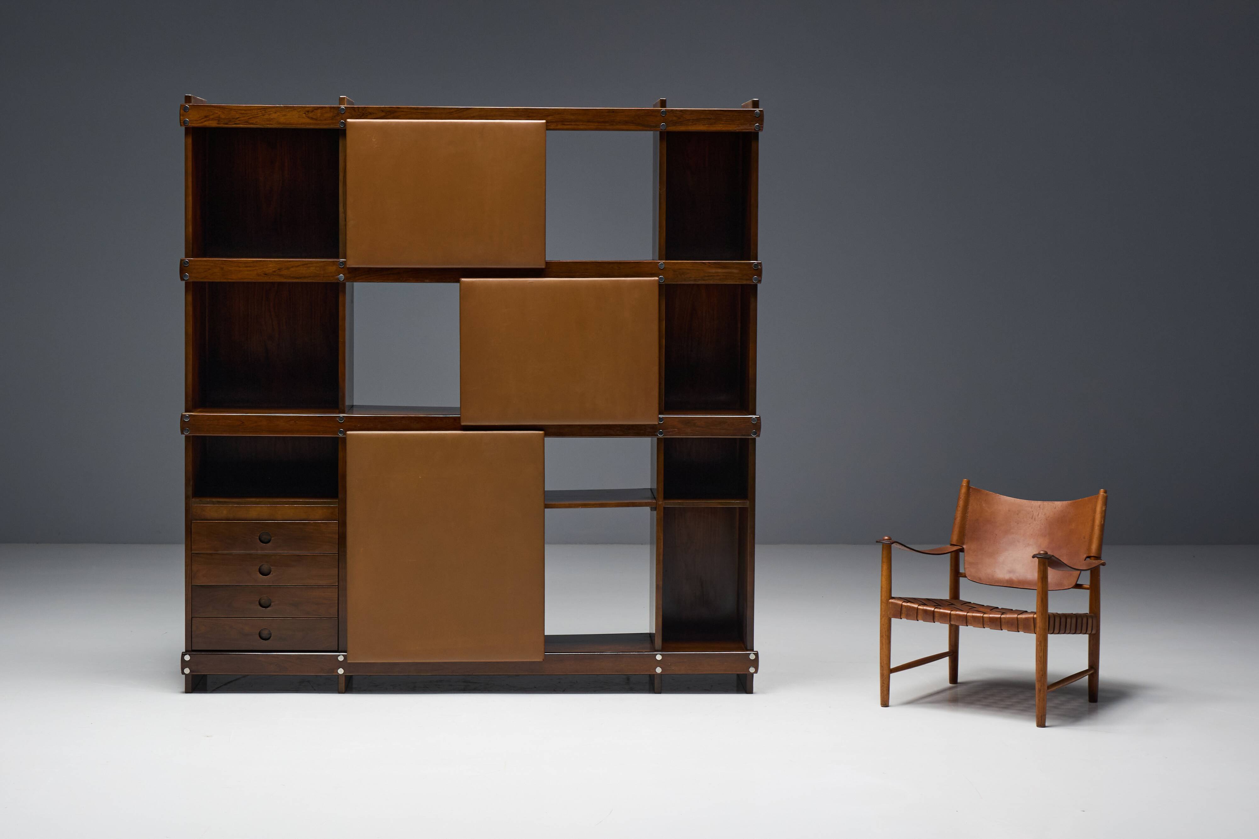 Bookcase 'Adolpho' by Sergio Rodrigues for OCA, Brazil, 1960s