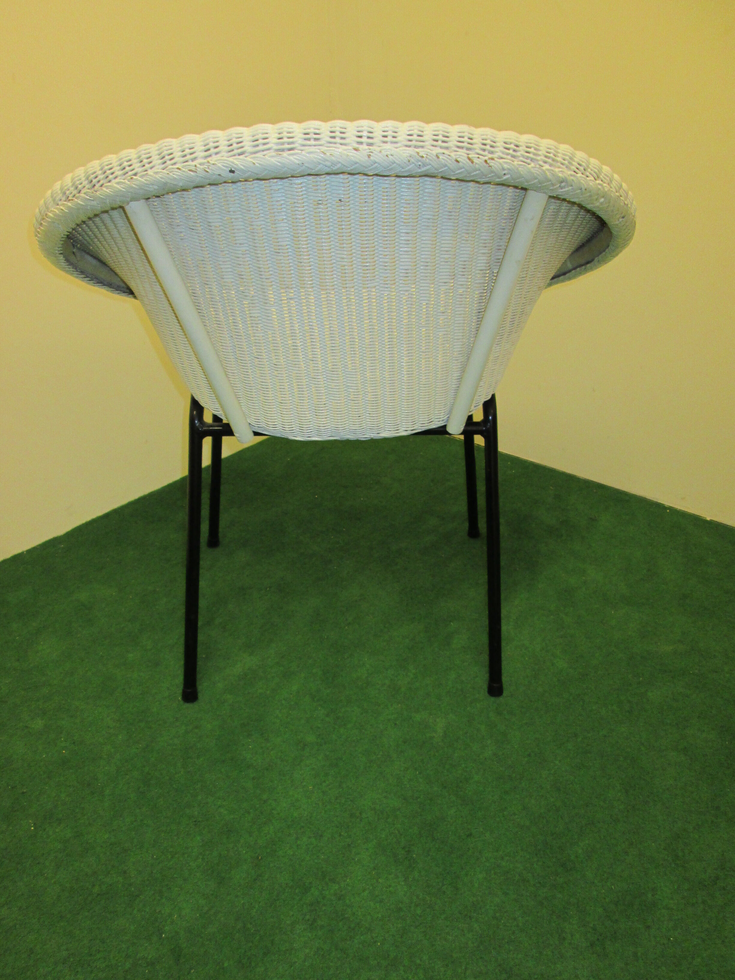 Pair of Lloyd loom armchairs 1922