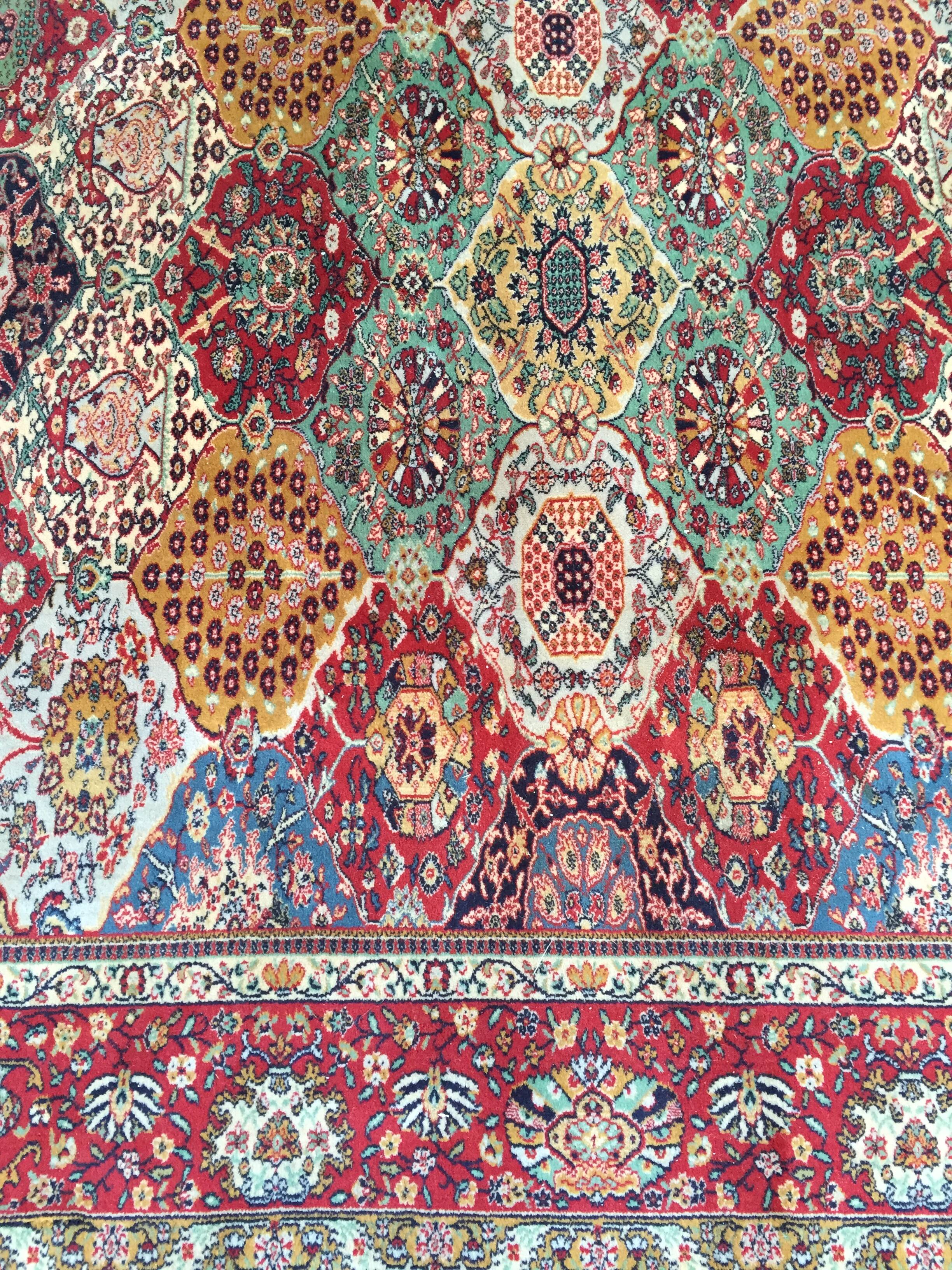 Tapis artisanal Asie centrale 194 x 302 cm