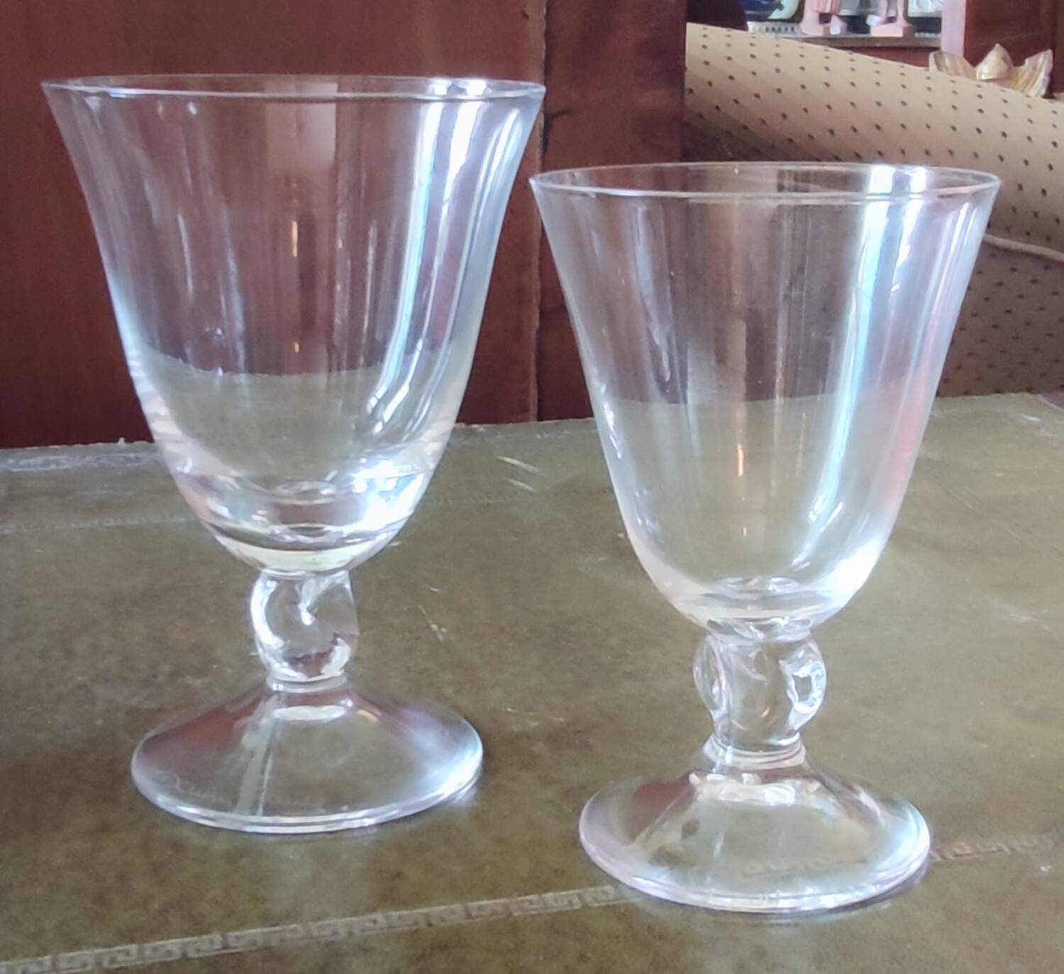 Set of 40 Daum France crystal glasses, Orval model