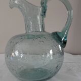 Bubble glass pitcher