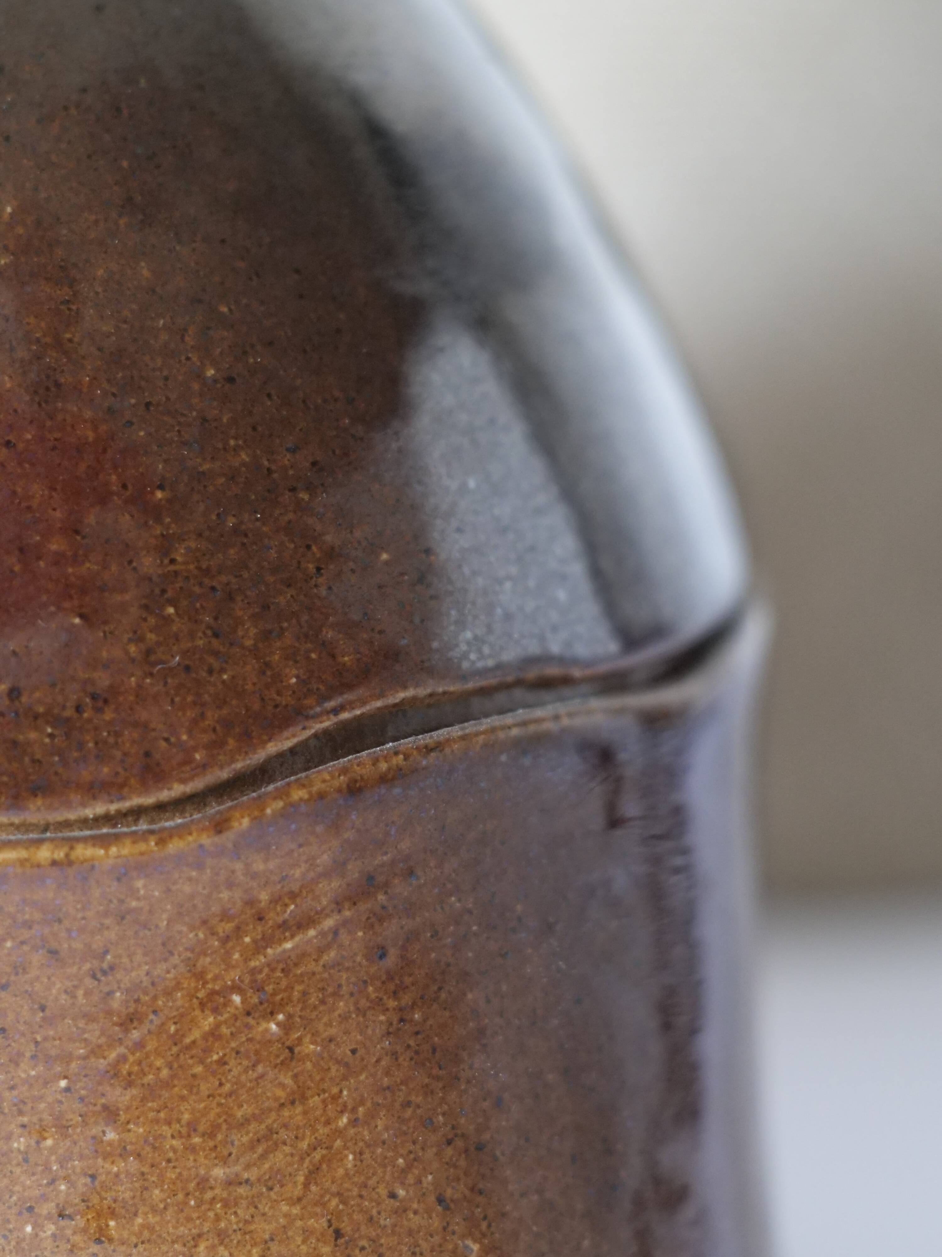 unique vintage ceramic lamp from the 70s