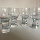 Set de 4 verres Rondo de Kosta Boda Sweden 1970
