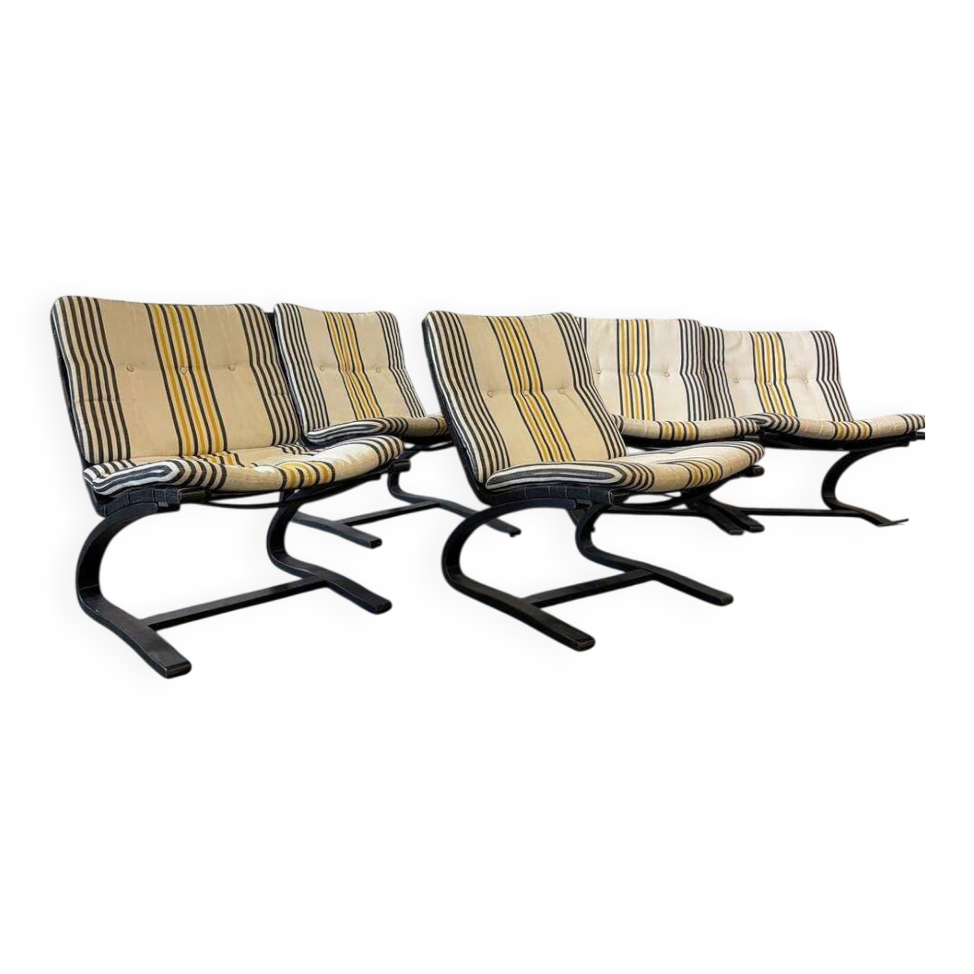 Vintage wooden armchair / single seat Ingmar Relling for Westnofa