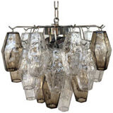 Lustre en verre de Murano