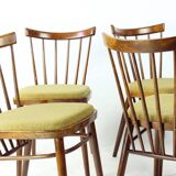 Lot de 4 chaises de salle à manger par Tatra, Tchécoslovaquie, années 1960