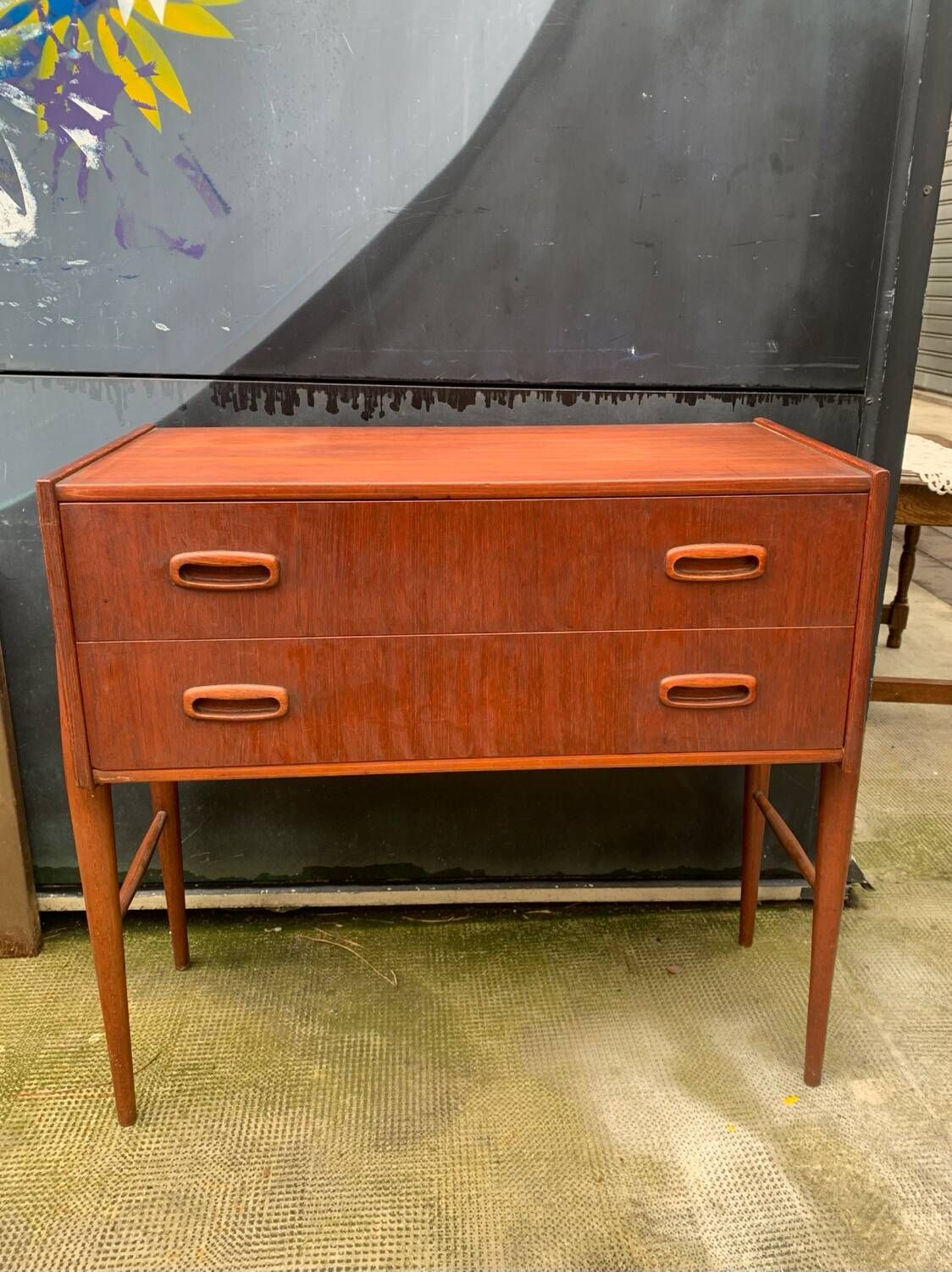 Small Scandinavian style side piece of furniture 70'