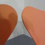 Danish 3107 Chairs by Arne Jacobsen for Fritz Hansen, 1994, Set of 2