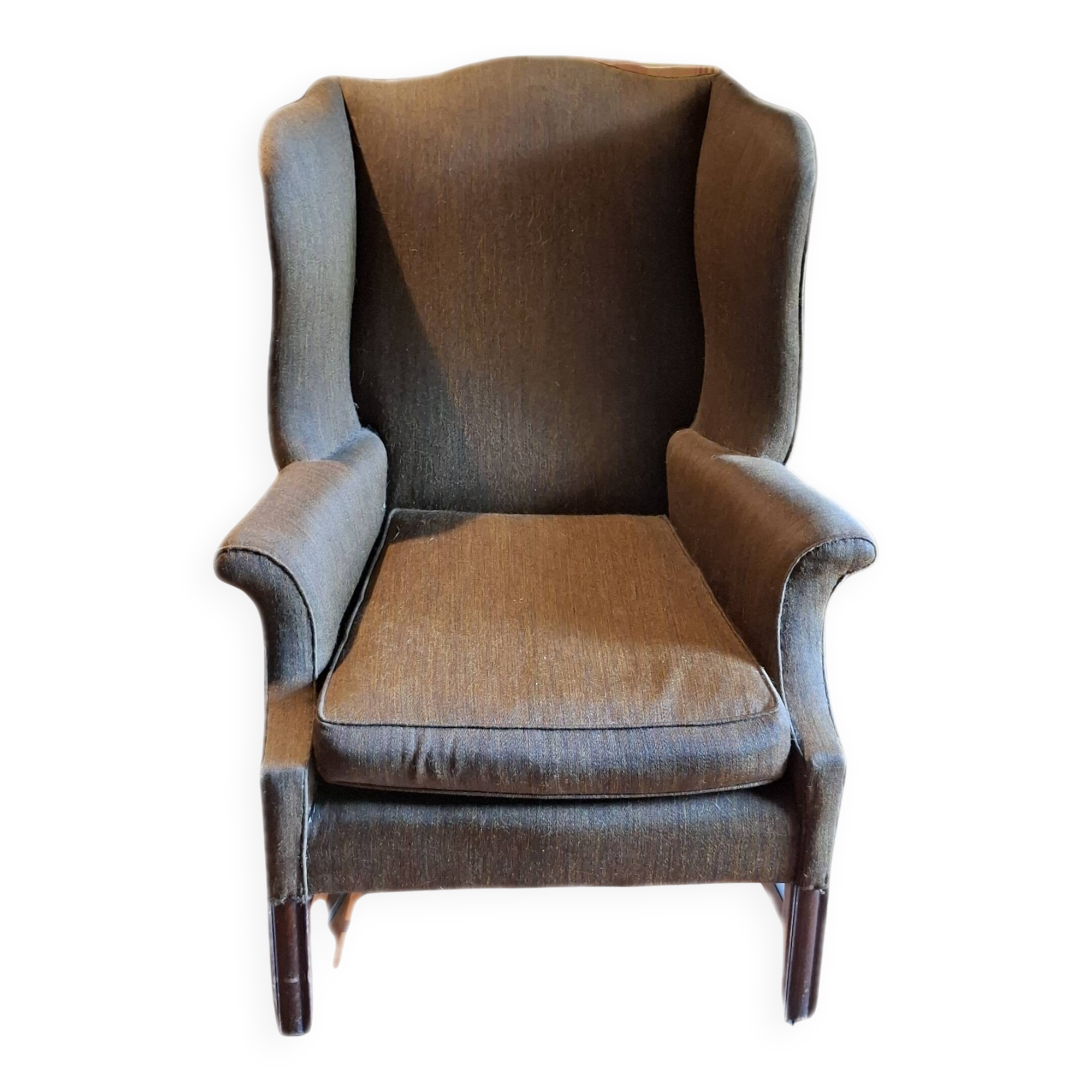 Antique wingback chair