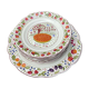 6 plates and 1 dish GIEN twentieth century