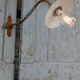 Applique lampe de cour col de cygne exterieur