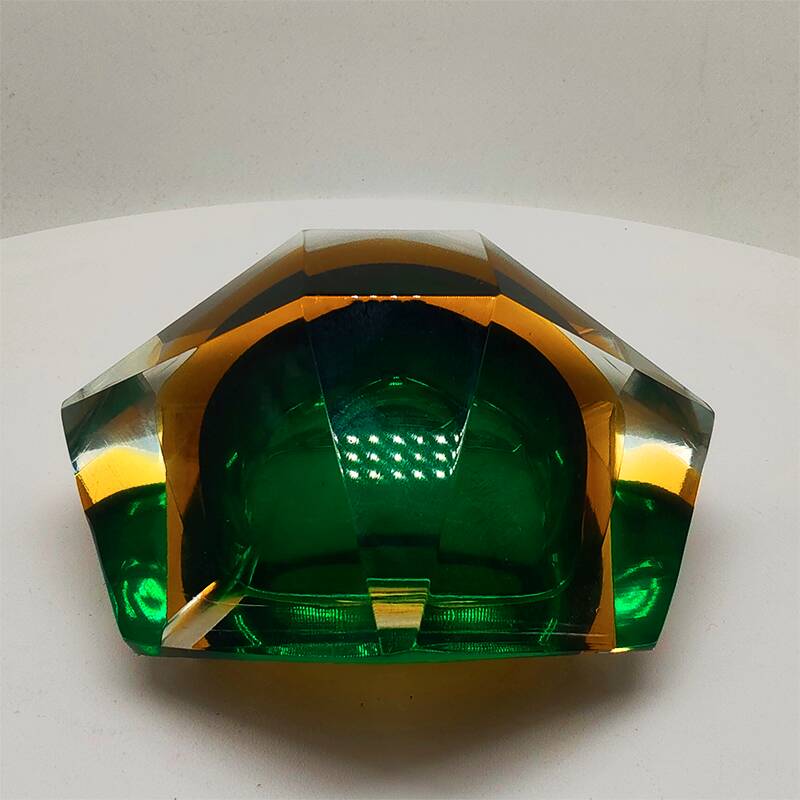 1960 Cendrier ou vide-poches en verre de Murano par Flavio Poli pour Seguso.