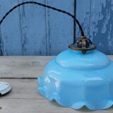 Suspension en opaline blue