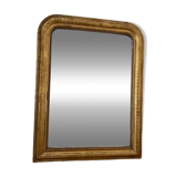 Miroir ancien Louis-Philippe en bois dorée