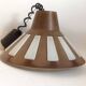 Bakelite pendant light up and down 70s Diameter 40 cm