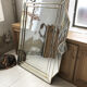 Italian design milked gold mirror