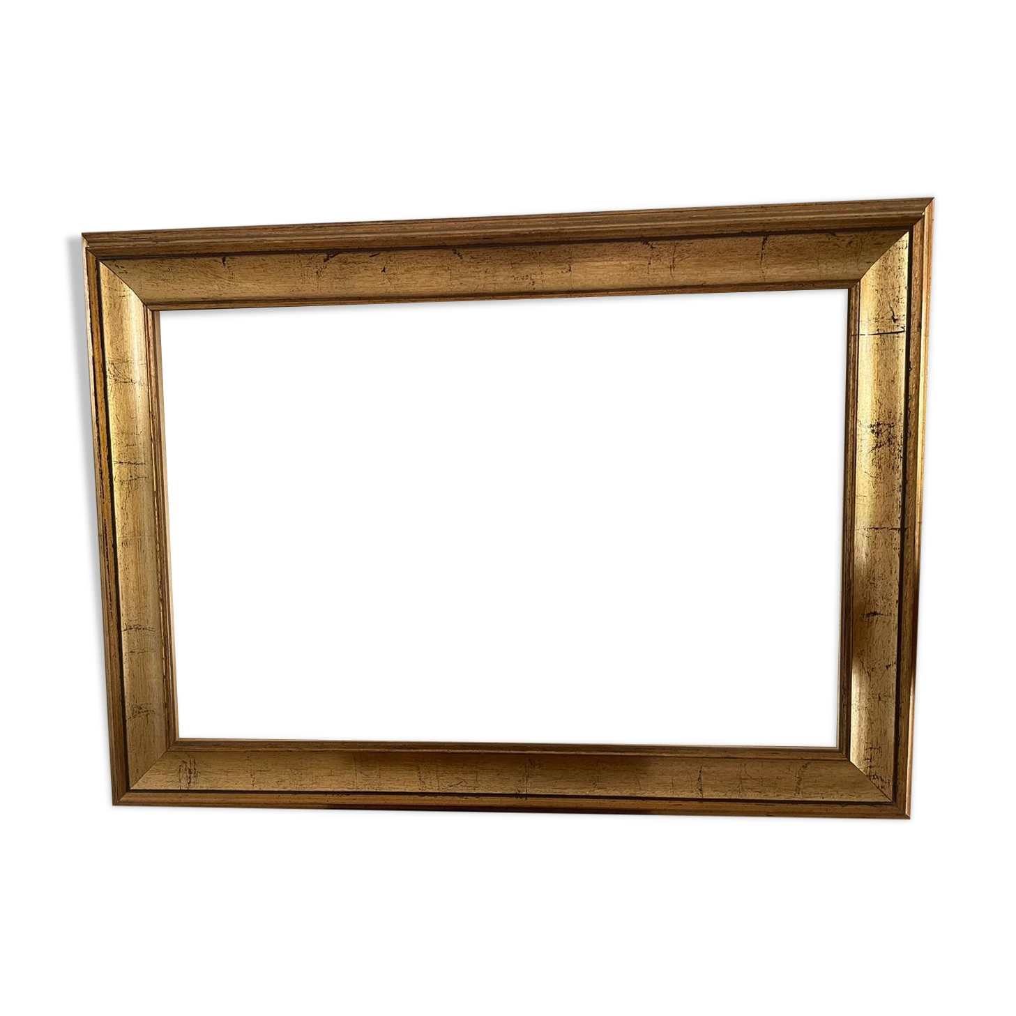 Old gilded wooden frame