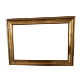 Old gilded wooden frame