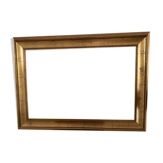 Old gilded wooden frame