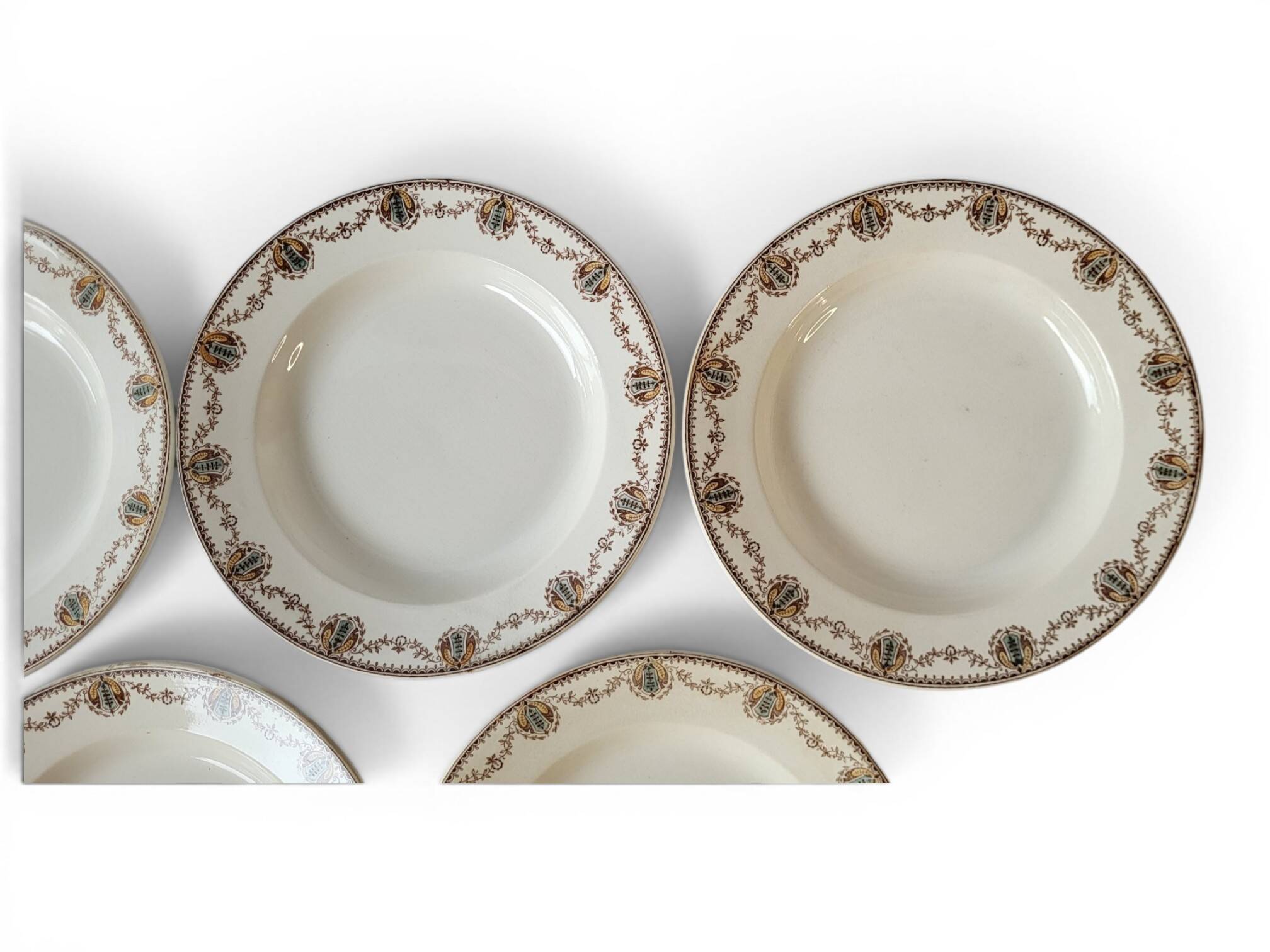 5 deep plates Léon Graves Clairefontaine