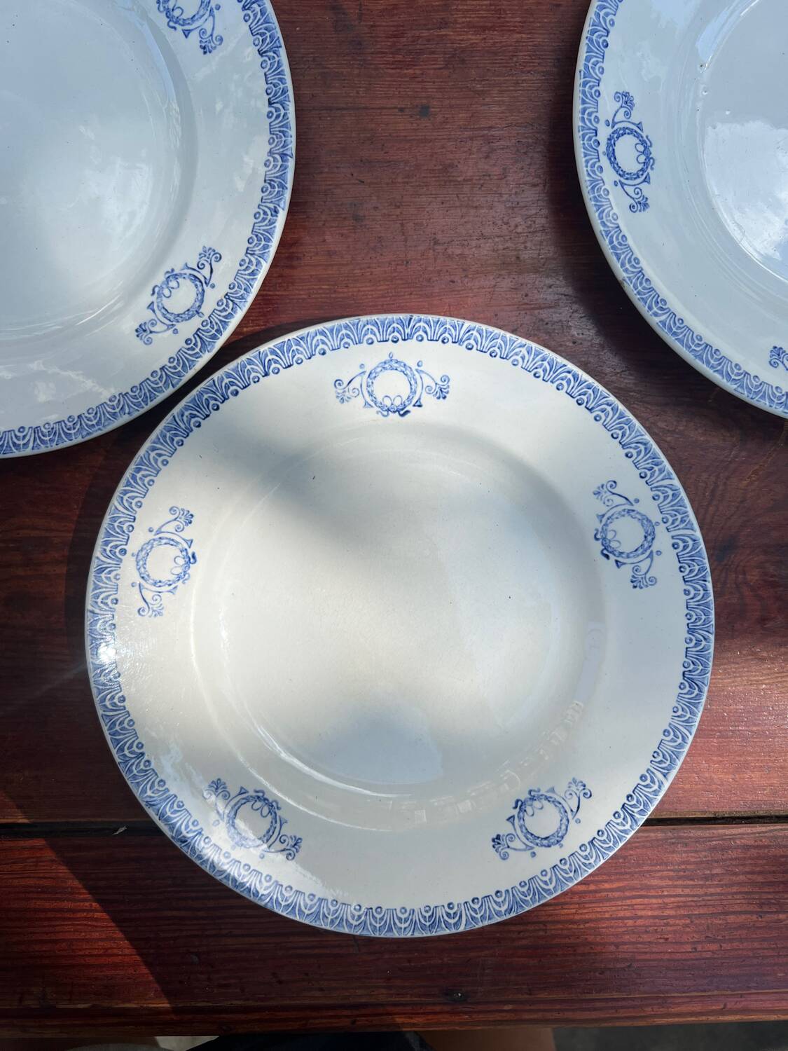 Saint Amand ironstone plates