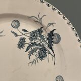 Set of 2 round dishes Terre de Fer XIXth "Madrid"