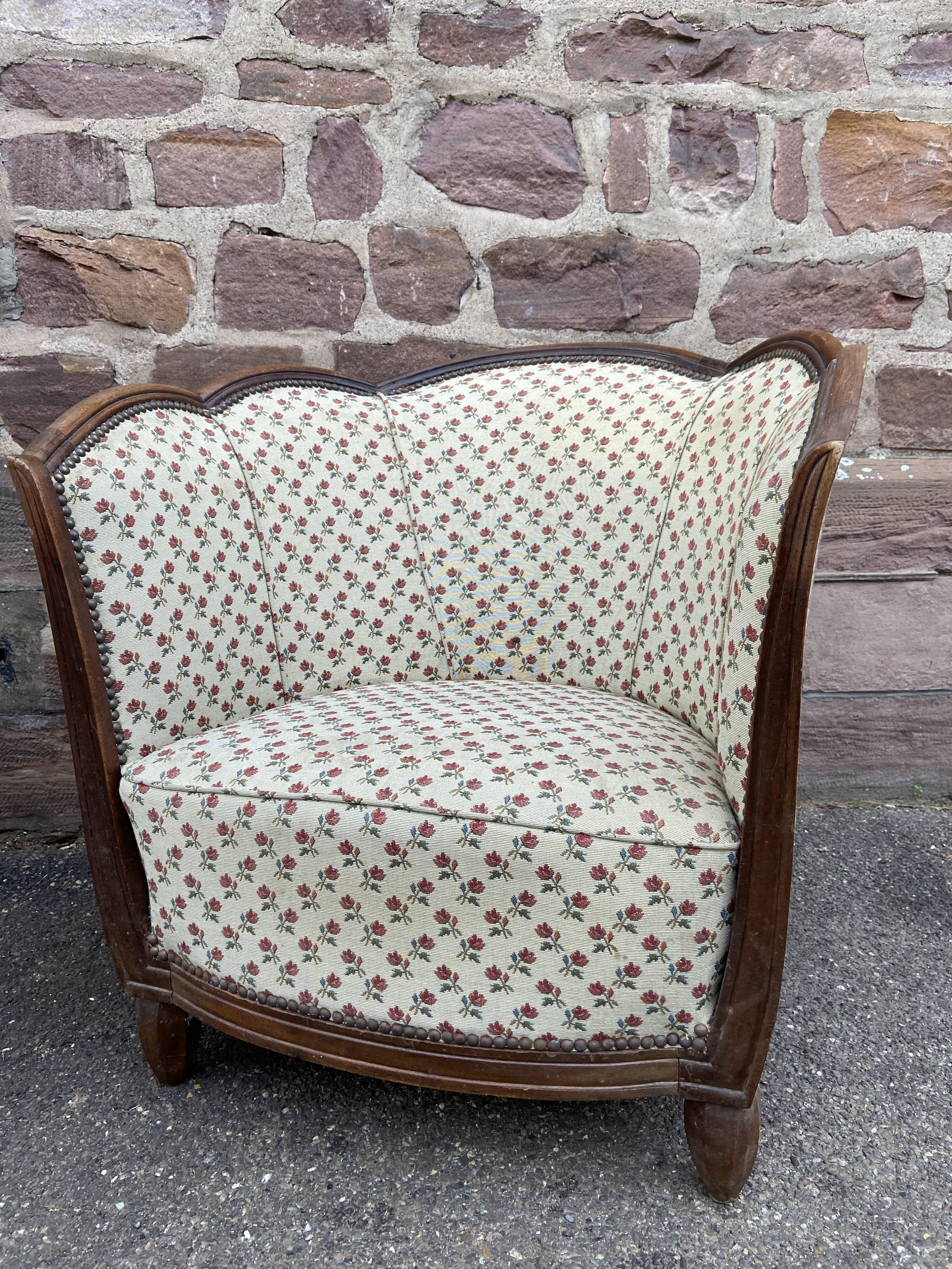 Vintage Art Deco armchair