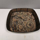 Large Royal Copenhagen Faience dish from the Baca series, by Niels Thorsson