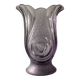 Art Deco vase Brockwitz-Germany in violet glass, signed.