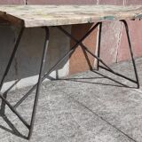 Folding workshop table