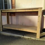brutalist style console