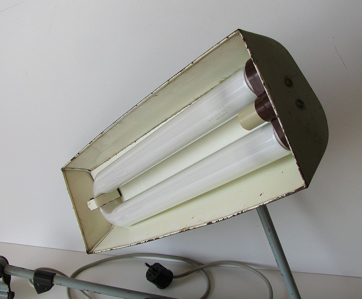Lampe industrielle vintage de Midgard, années 1950