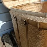 Old trunk rice straw