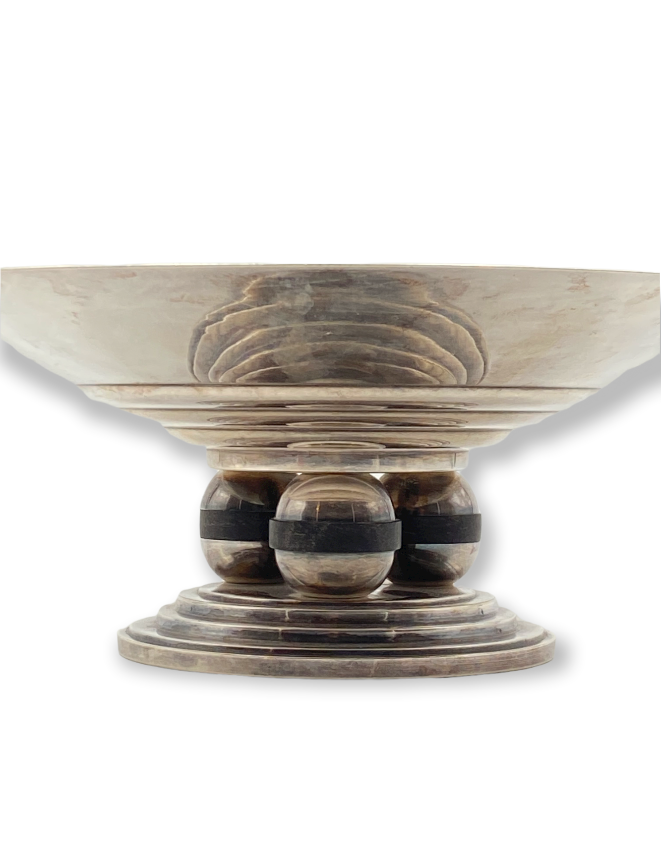 Art Deco silver-plated centerpiece, France 1930s