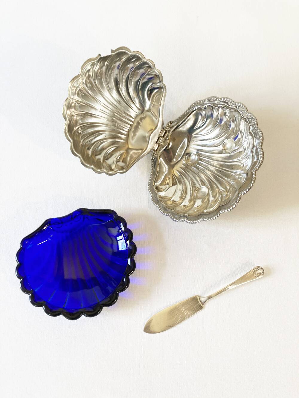 Shell butter dish, 1950s