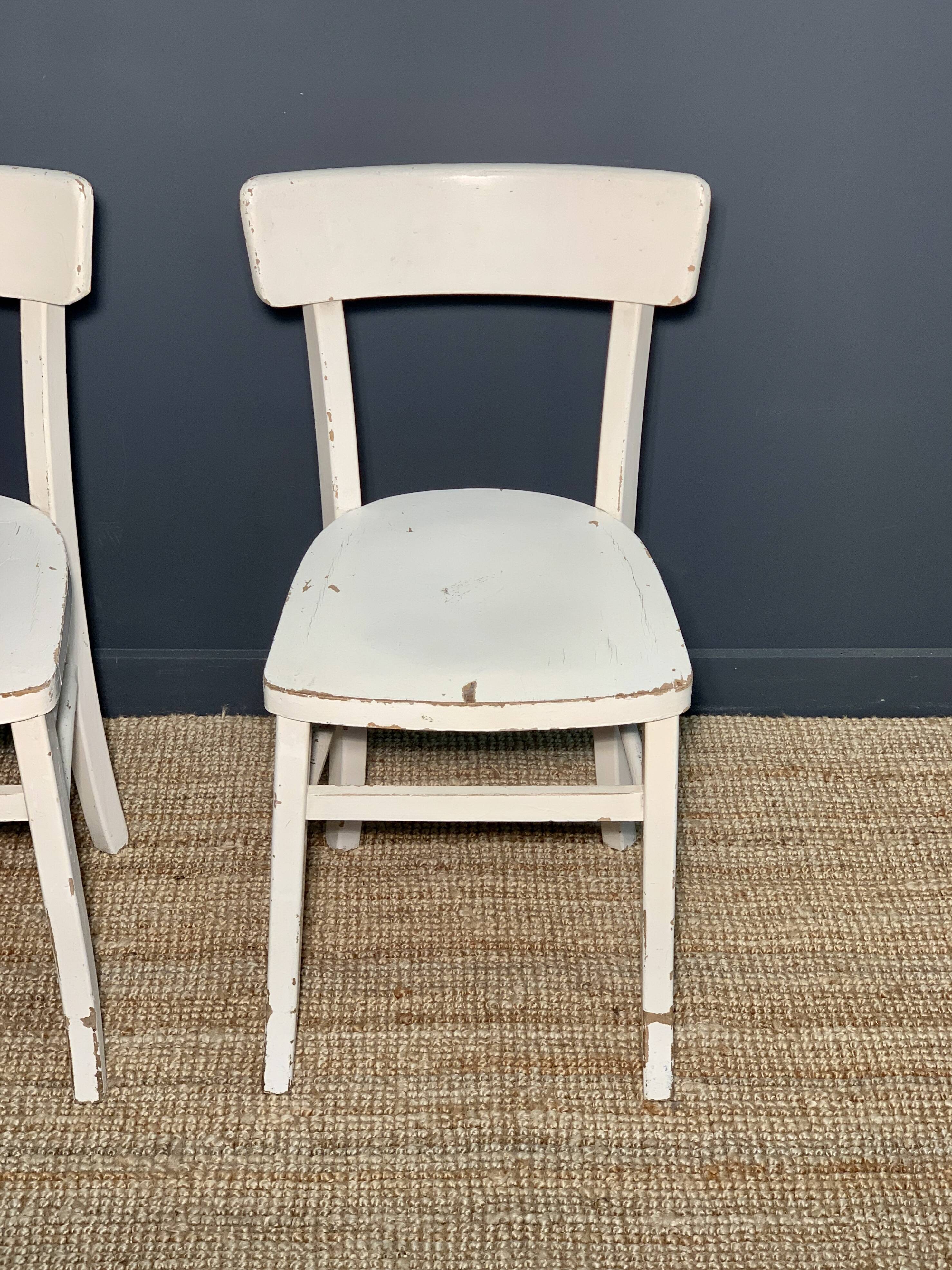 Pair of bistro chairs