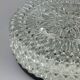 60s 70s ceiling lamp Hustadt Leuchten Germany Plafoniere glass & metal