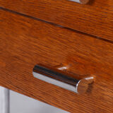 Bauhaus Restored Oak Writing Desk Made in 1930s by Robert Slezak, Czechia